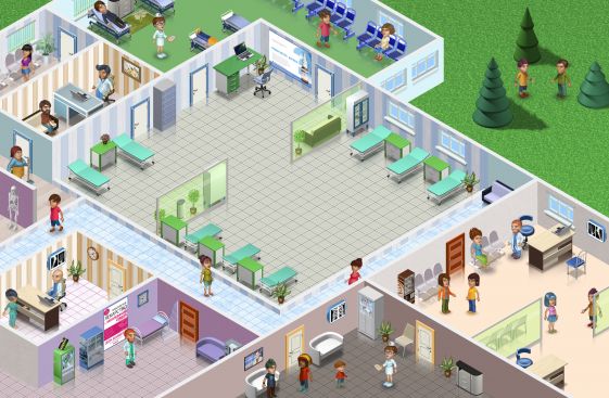 Палата гос. клиники в игре Городская больница