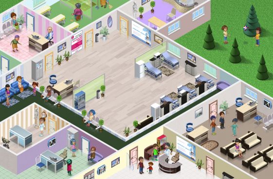 Vip-палата гос. клиники в игре Городская больница