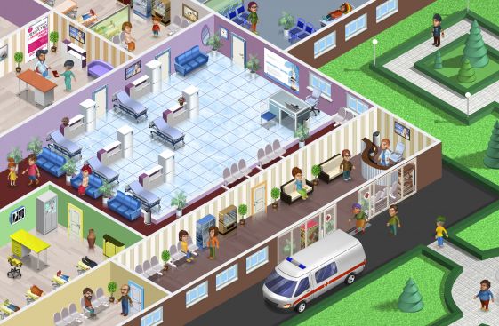 Частный кабинет в игре Городская больница
