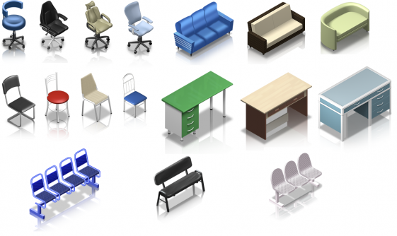 Мебель (2) для игры Городская больница