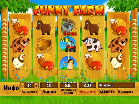 Анимация слота Весёлая ферма для казино